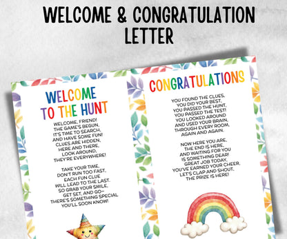 Birthday Treasure Hunt for kids, Indoor game for older kids, Boy Girl Birthday,milestone birthday gift, tricky treasure hunt, 12 hunt Clues