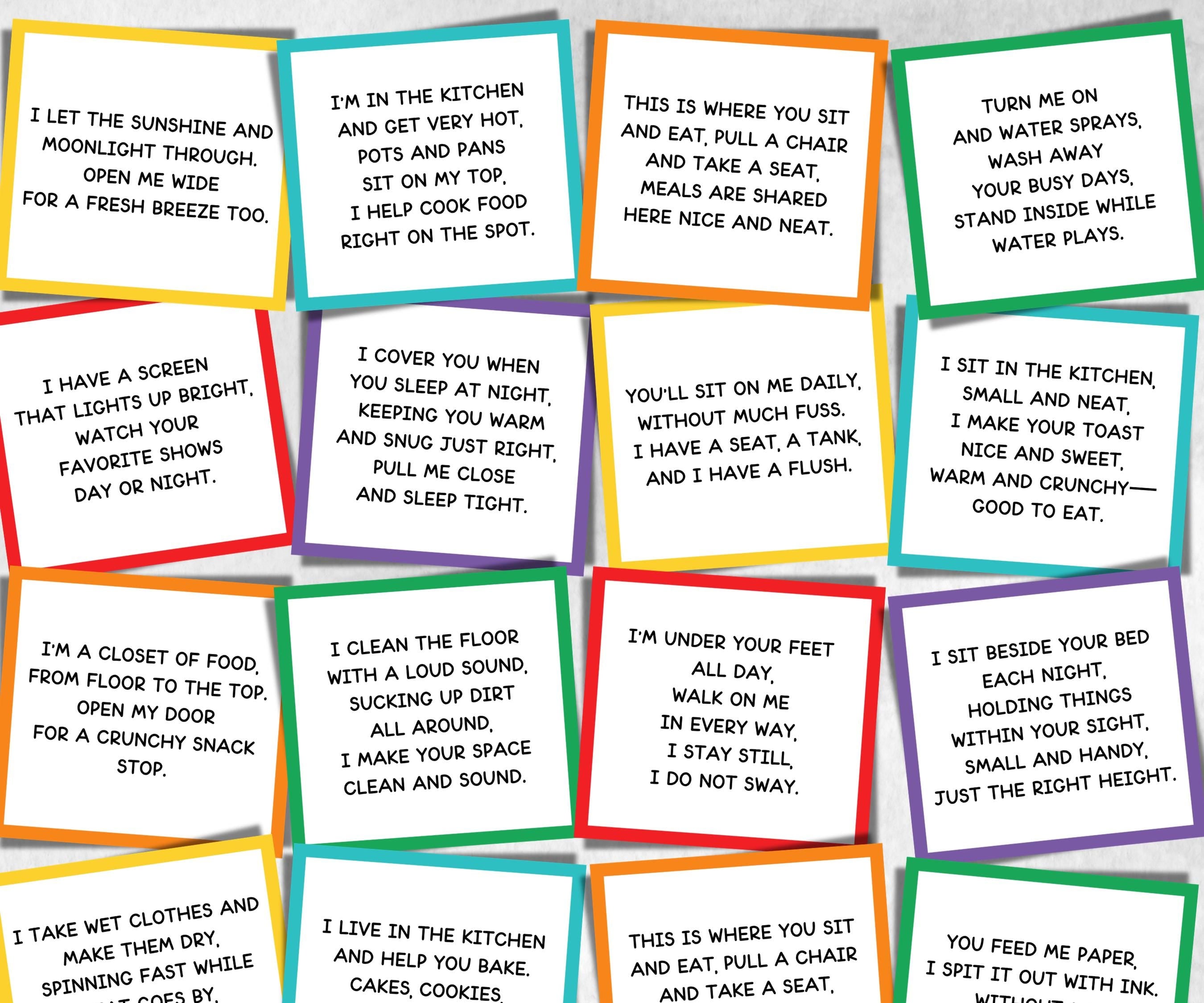 Kids Indoor Outdoor Scavenger Hunt for kids, Boy Girl Birthday, game for older kid, milestone birthday gift, tricky treasure hunt, 78 clues