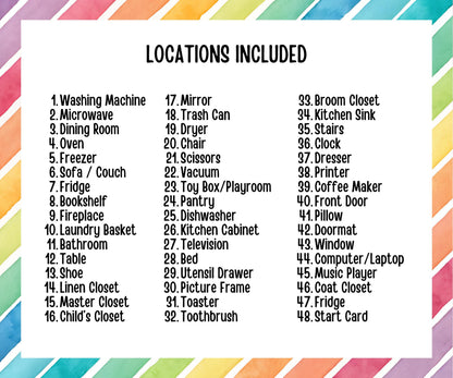 Birthday Indoor Scavenger Hunt for kids, Boy Girl Birthday, game for older kid, milestone birthday gift, tricky treasure hunt, 48 hunt Clues