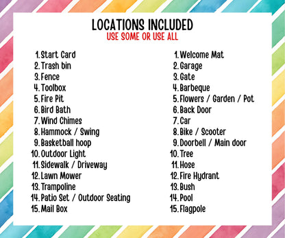 Teen Tween Outdoor Birthday Scavenger Hunt, Boy Girl Birthday, game for older kid, milestone birthday gift, tricky treasure hunt, 30 clues