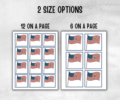 Patriotic Flag Hunt, Family Game Night, Summer Barbeque reunion, backyard hunt, 4th of july, Independence day, Flag day kids school activity
