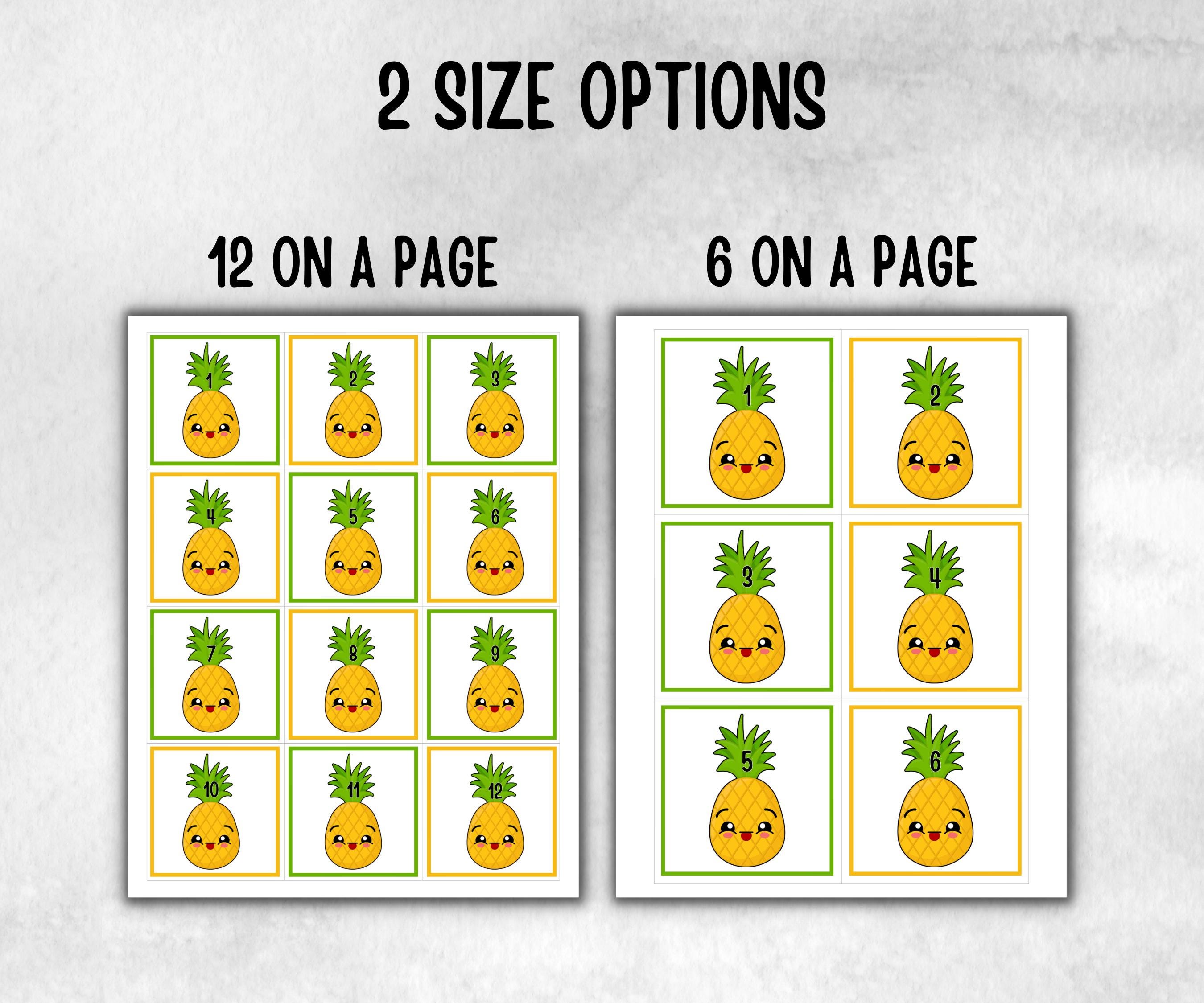 Pineapple Scavenger Hunt for Kids, Hawaiian Theme party, Tropical Beach game, Fruits themed kids birthday, party icebreaker idea, Luau party