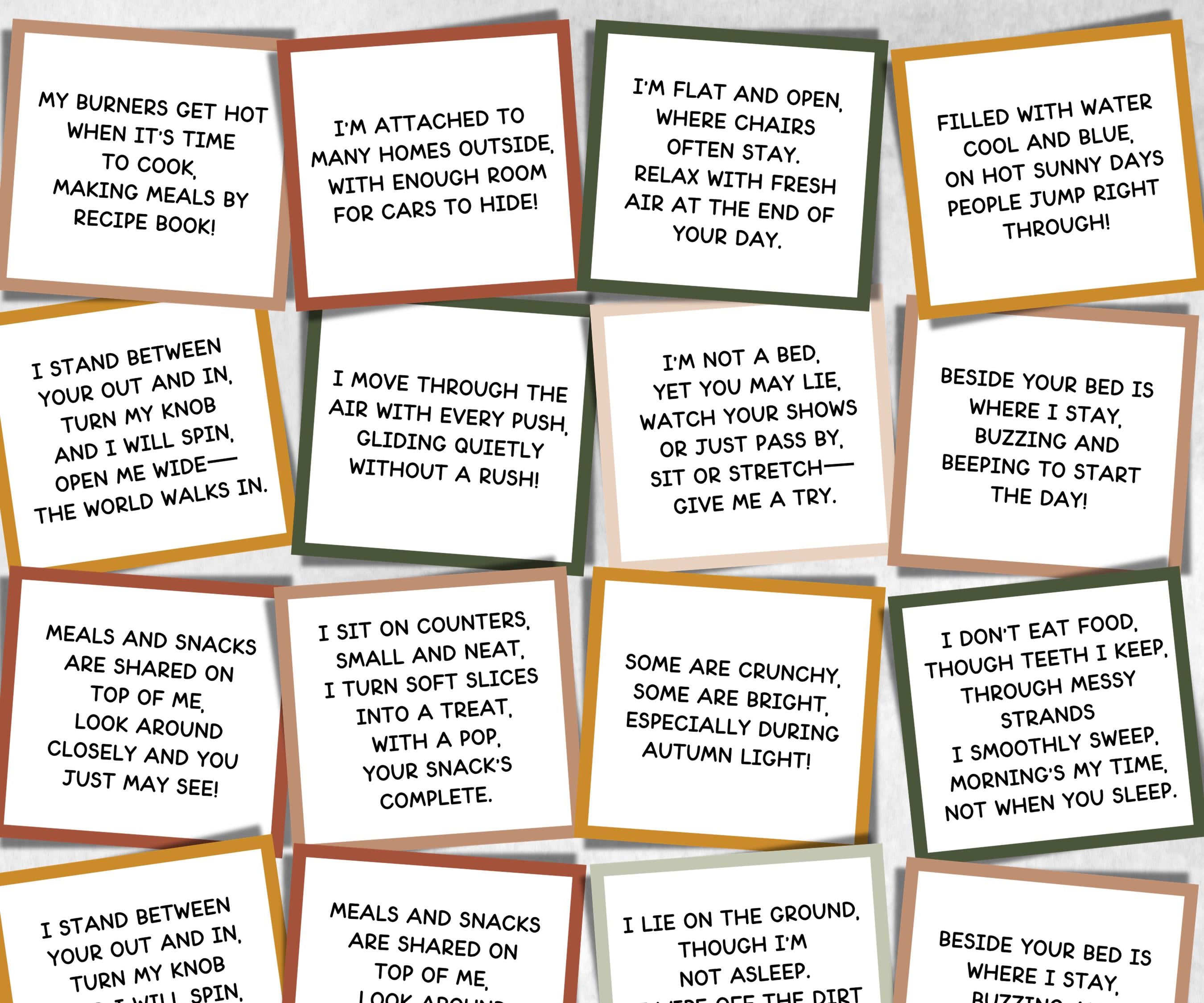 Adult Indoor Outdoor Scavenger Hunt for kids, Birthday game for older kid, milestone birthday gift, tricky treasure hunt, tricky hard riddle