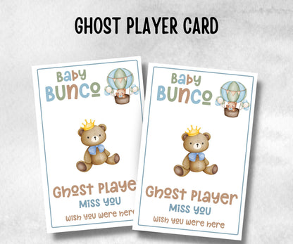 Green Baby Bear Bunco, funny Girl Boy dice, Score Sheet, Ghost player, Tally Sheets, minimalist mother to be quiz, team group challenge
