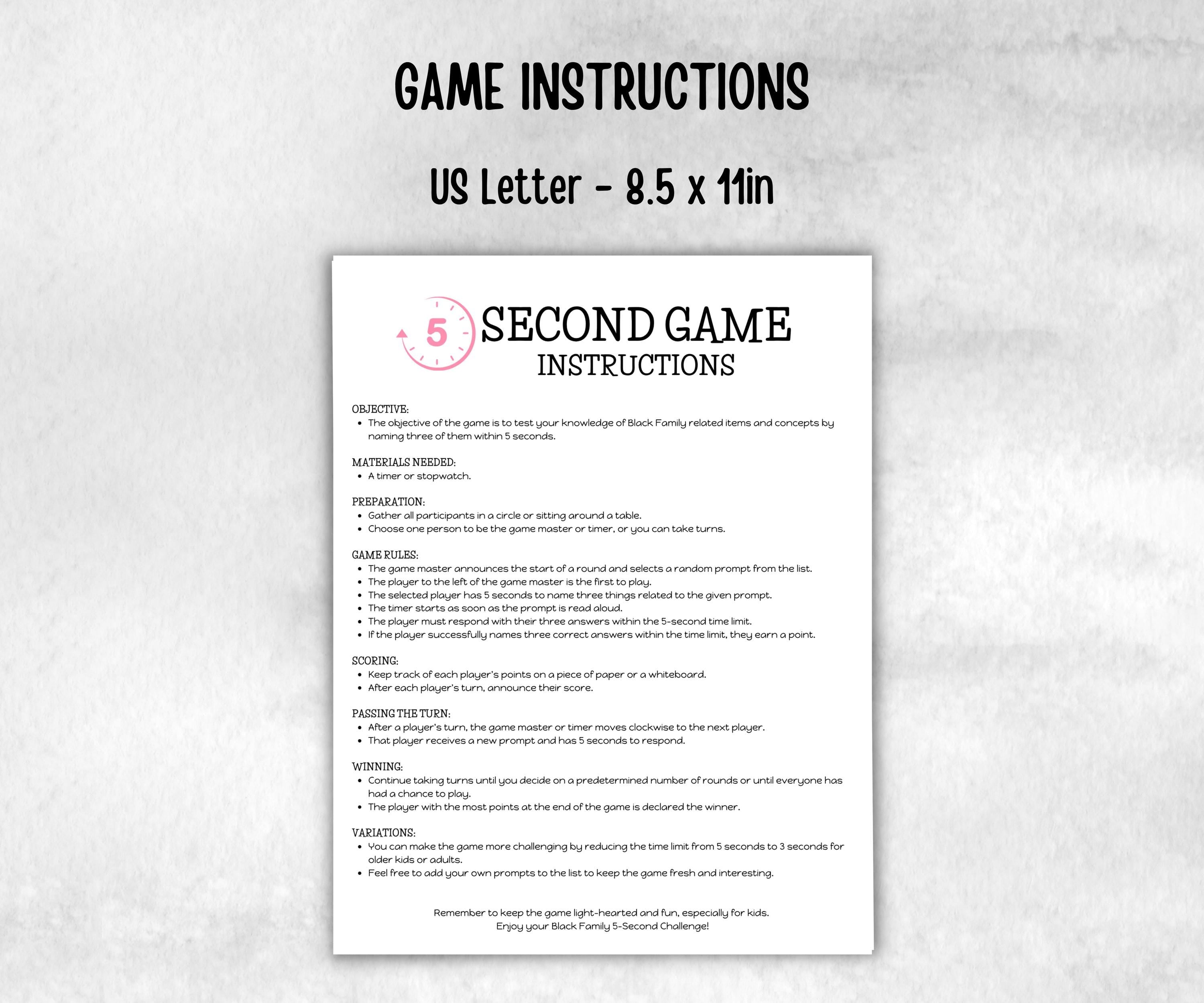 Gender Reveal 5 second game, Pastel Shower, Coed printable Pregnancy Game, Girl Boy Funny Shower, expecting mom dad quiz gift, five seconds