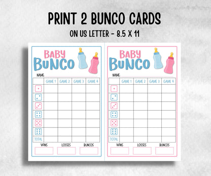 Gender Reveal Bunco, Pastel Shower, Coed printable Pregnancy Game, expecting mom dad quiz gift, tally sheets, ghost player, score sheets