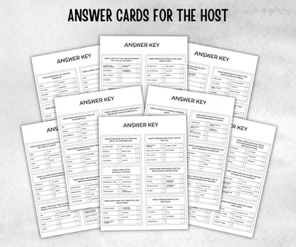 Birthday Friendly Feud Game, for kids and adults, Boy Girl Birthday, milestone birthday, funny party activity, teen tween icebreaker trivia