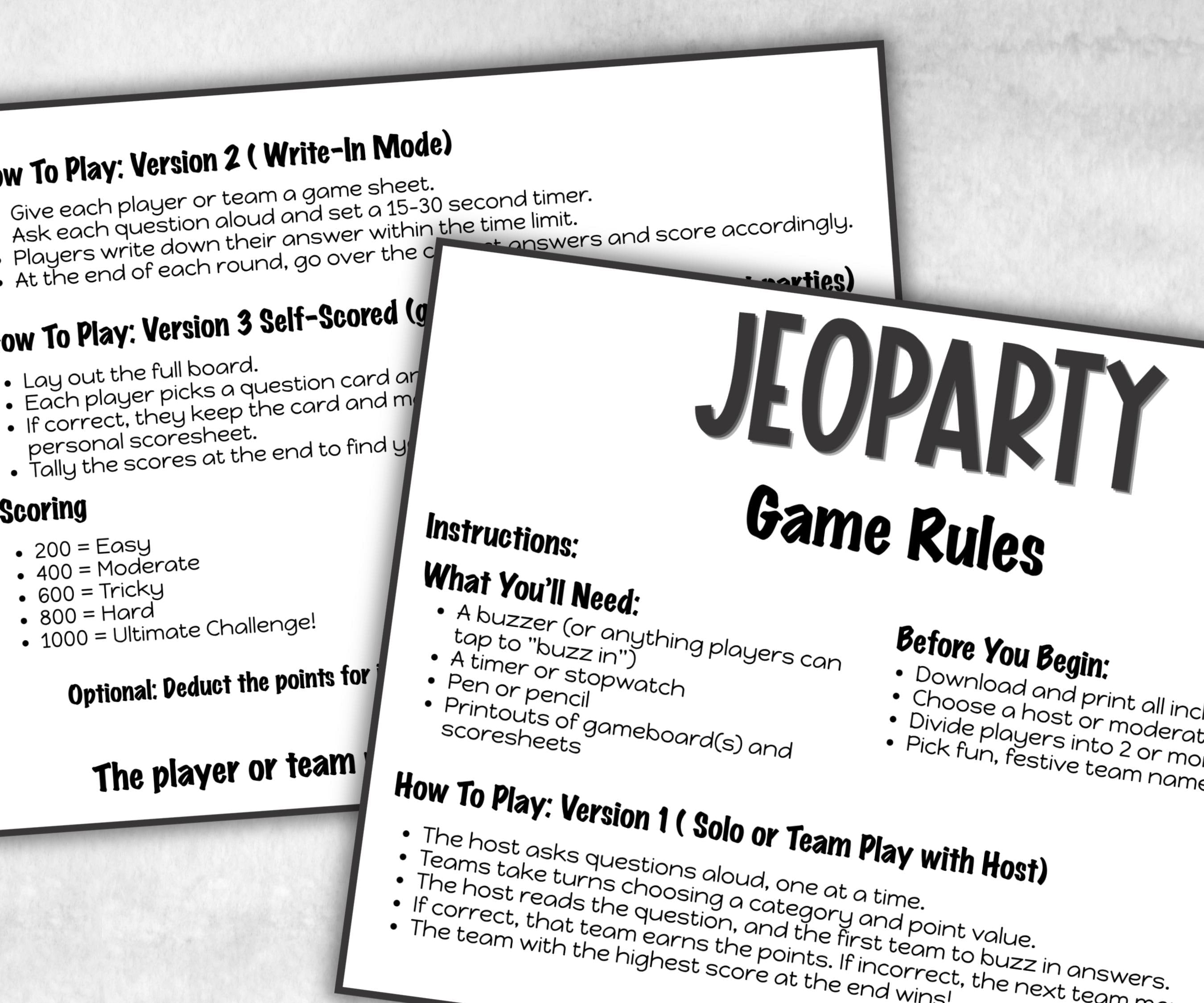 Black Family Jeoparty, African American, Black Culture, Birthday icebreaker activity, community picnic, classroom activity, Family Feud type