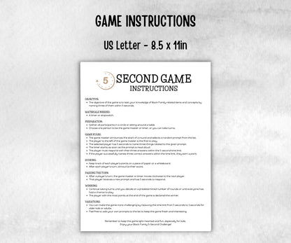 Green Baby Shower 5 second game, Funny Shower, Girl Boy Shower, expecting mom dad gift, minimalist mother to be quiz, team guess challenge