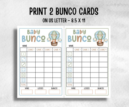 Green Baby Bear Bunco, funny Girl Boy dice, Score Sheet, Ghost player, Tally Sheets, minimalist mother to be quiz, team group challenge
