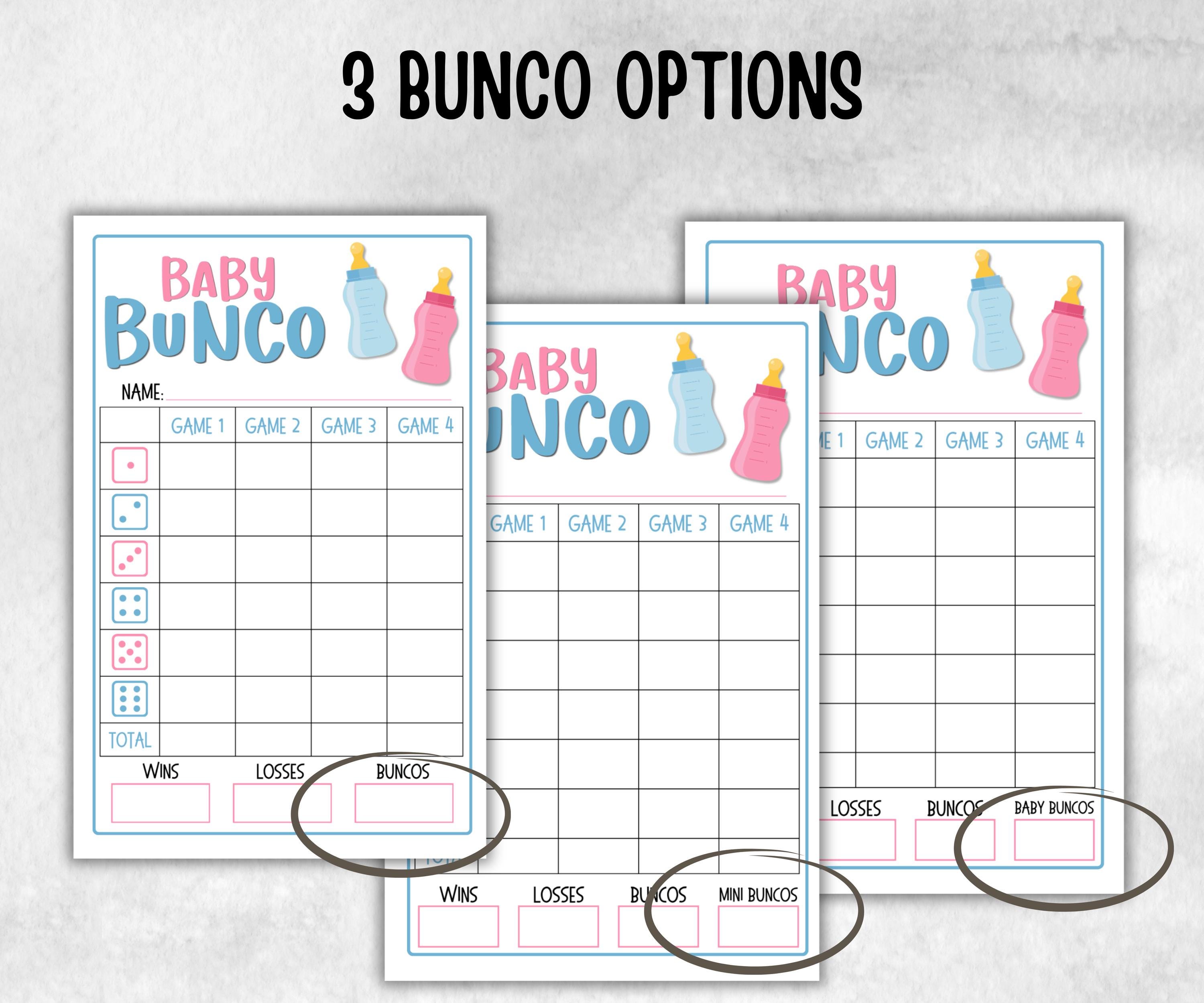 Gender Reveal Bunco, Pastel Shower, Coed printable Pregnancy Game, expecting mom dad quiz gift, tally sheets, ghost player, score sheets