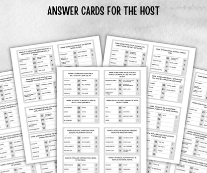 Senior Living Friendly Feud, senior citizens birthday, milestone, senior party game night, black grandma grandpa, think fast, five seconds