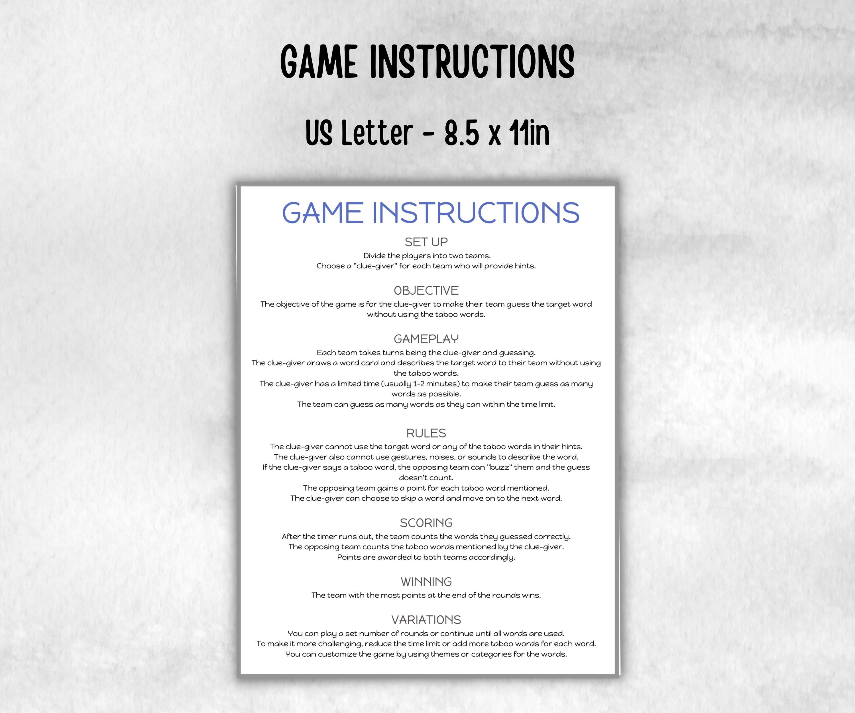 Office Work Forbidden Words, Word Ban, Office Teambuilding, Coworker Birthday, Retirement Party, Welcome Party, Office Group Party Game