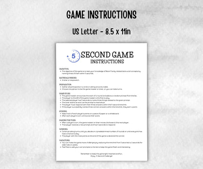 Office Work 5 second game, Office Teambuilding, Coworker Birthday, Retirement Party, Welcome Office Group Party, five second, think fast