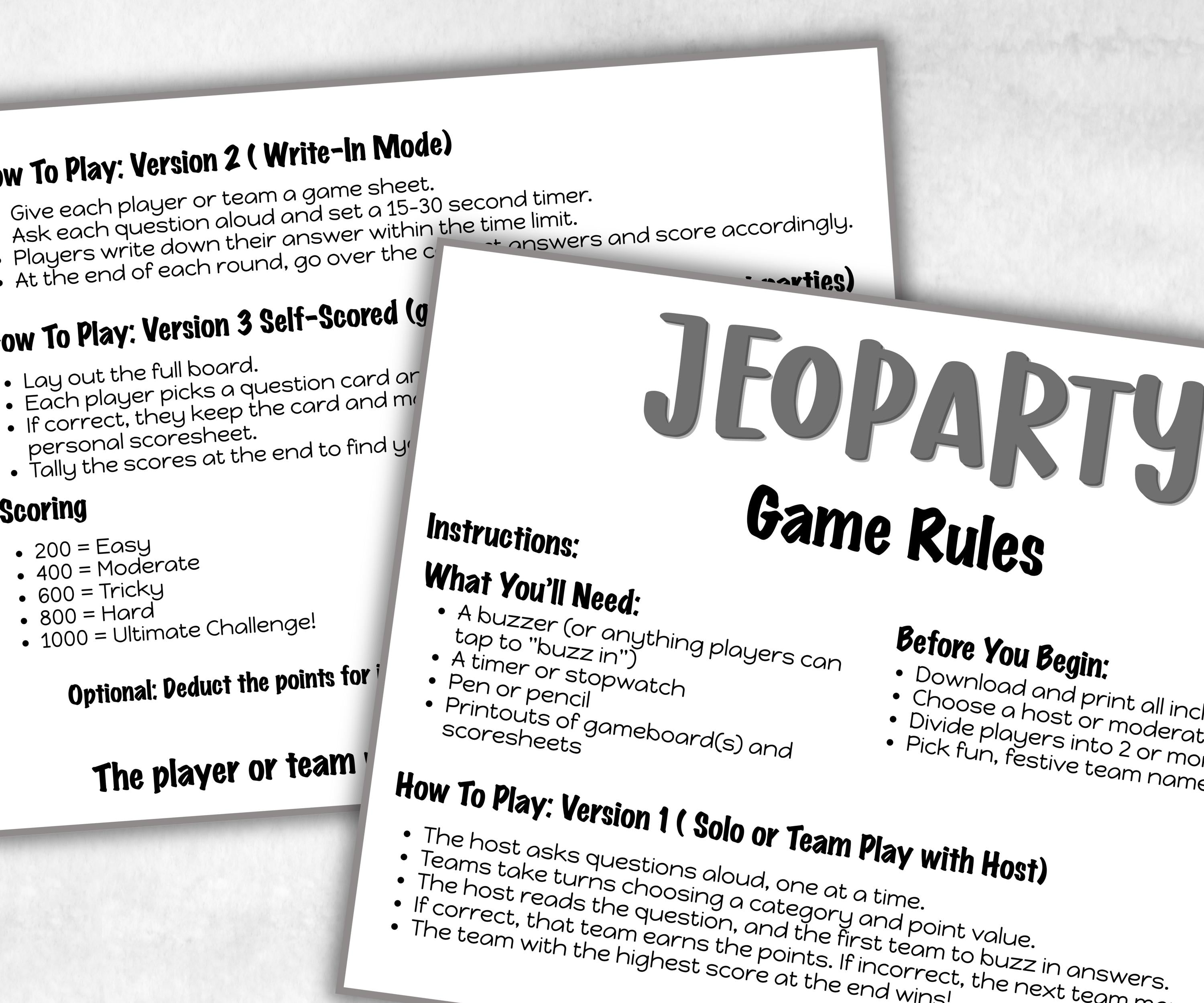 Office Work Jeoparty, Office Teambuilding, Coworker Retirement, Birthday Party, Welcome Party, Office Group Party, Friendly Feud Group game